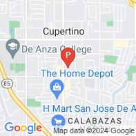 View Map of 10430 South De Anza Blvd.,Cupertino,CA,95014
